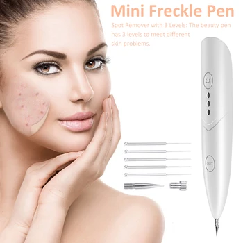 

Portable Professional Mole Tattoo Remover Pen Spot Eraser Pro for Skin Tag Freckles Dark Spot Skin Pigmentation Beauty Device 3p