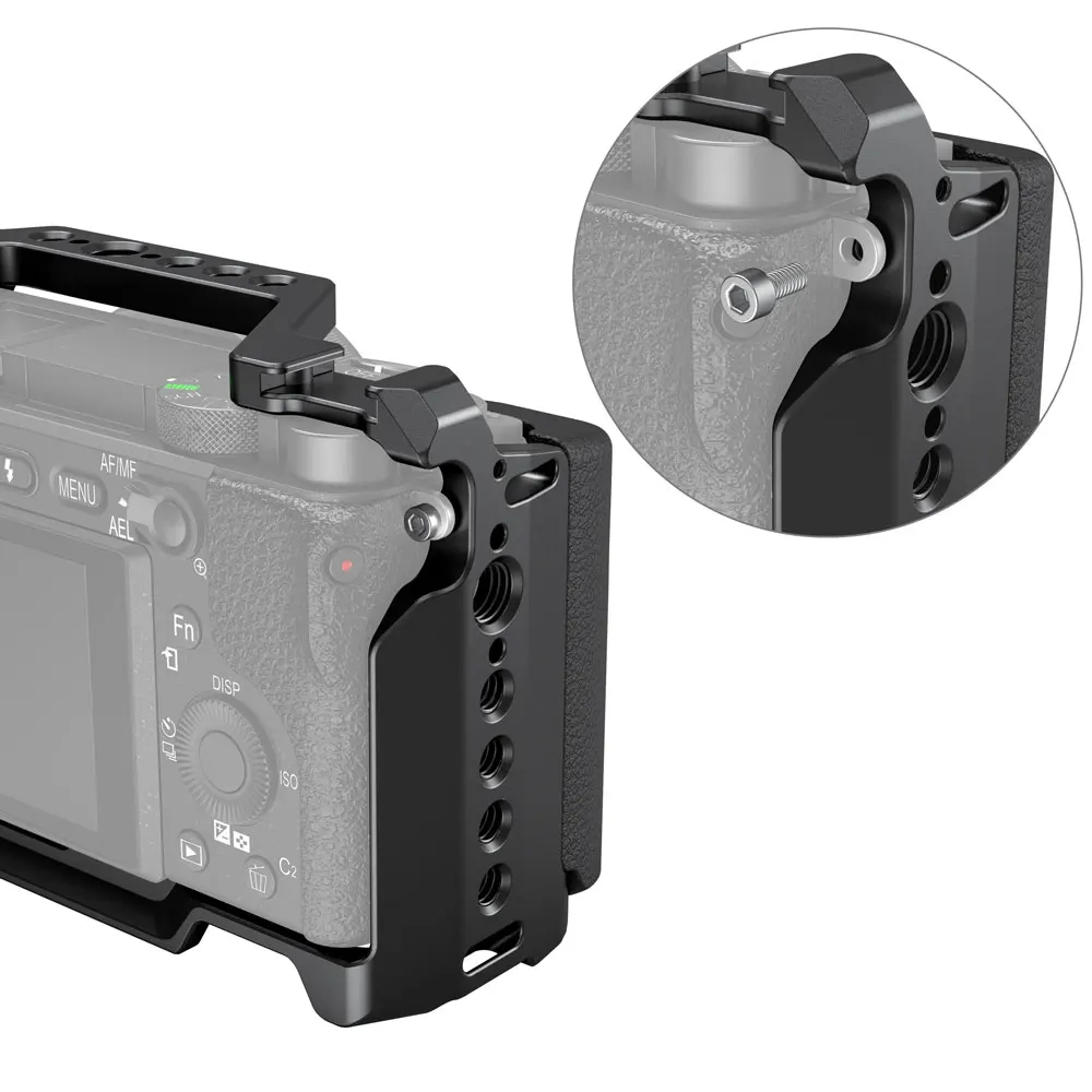Gaiola de Câmera Smallrig com Alça de Silicone para Câmera Sony 3164 A6100 - A6300 A6400 - Image 3