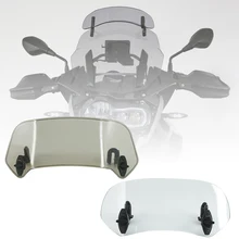 For BMW R 1250GS LC ADV R1250GS R 1250 GS Adventure Motorcycle Adjustable Windscreen Wind Deflector Spoiler Extension Windshield universal motorcycle windshield airflow adjustable windscreen extension deflector windshield spoiler small