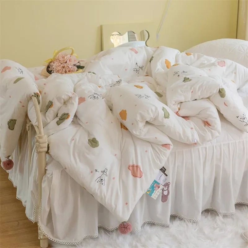 150x200cm Warm Kids Sleeping Quilt Super Soft Children Duvet Spring Autumn Baby Comforter Home Blanket Cotton-Padded Mattress