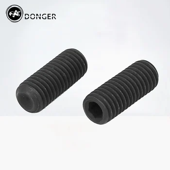

M2 M2.5 M3 M4 DIN916 Black Carbon Steel Metric Thread Grub Screws Inner Hexagon Socket Set Screw