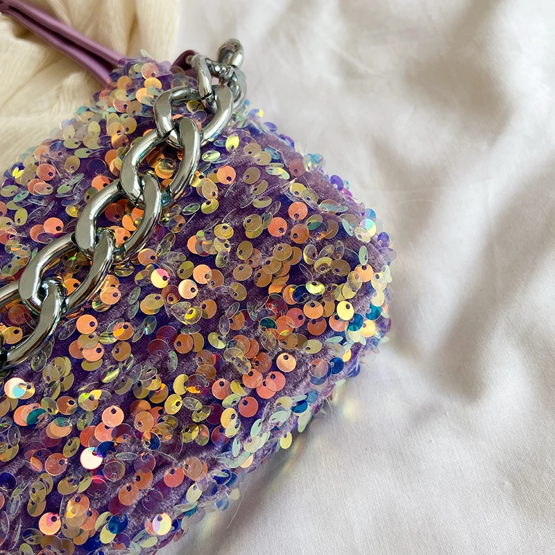 Bolsa Paetê Luxo