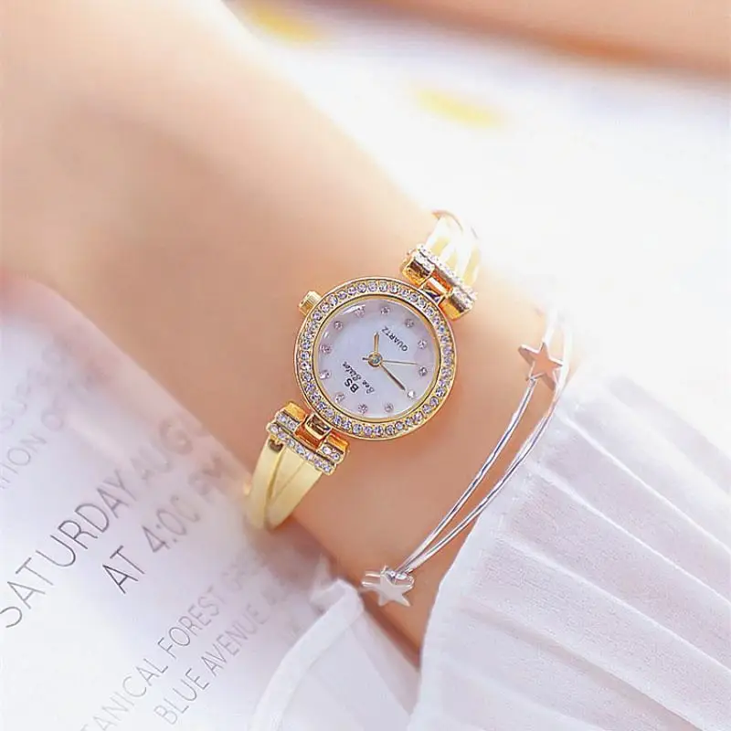 Fashion Woman Watches Golden Top Brand Luxury Watch Women Quartz Waterproof Women's Wristwatch Ladies Girls Watches Clock