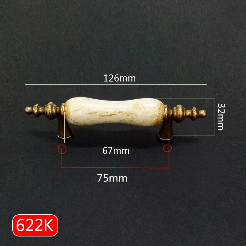 622大理石裂纹陶瓷拉手=0选项K