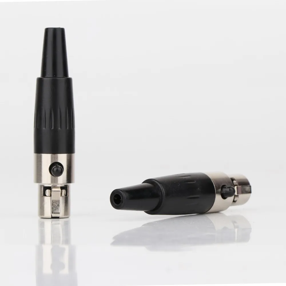 2 шт. Hi end 4 Pin Mini XLR гнездовой разъем DIN аудио AV припой Hifi Позолоченный