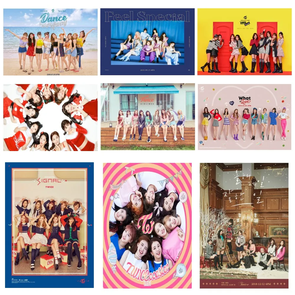 K-POP двойной музыкальный альбом Feel Special FANCY CHEER UP Posters настенные наклейки с