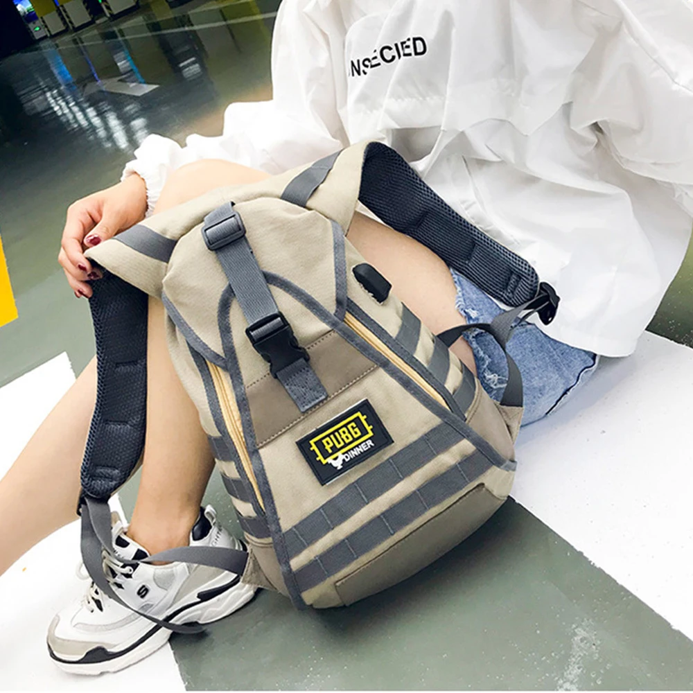 

Multi Functional Capacity Backpack Game Playerunknown Battlegrounds PUBG Cosplay Tactical Backpack 1 Level Package
