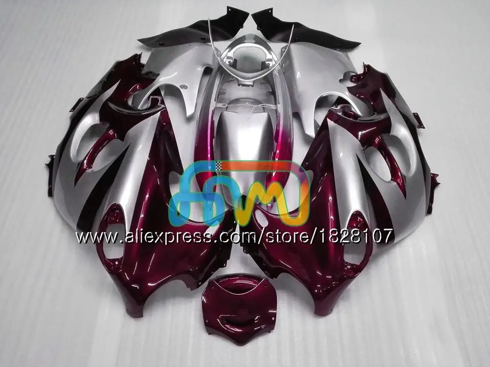 Средства ухода за кожей для SUZUKI KATANA GSXF 600 750 GSXF600 98 99 00 01 02 33BS. 0 GSX750F GSXF750 1998 1999 2000 2001 2002 обтекатель красным пламенем - Цвет: No. 32 Wine red