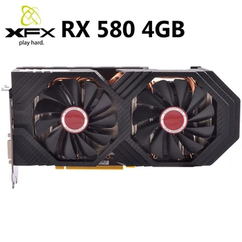 

XFX RX 580 4GB Graphics Cards 256Bit GDDR5 Video Cards For AMD RX 500 series VGA RX580 4GB RX580-4GB 8000/8100MHz HDMI DVI Used