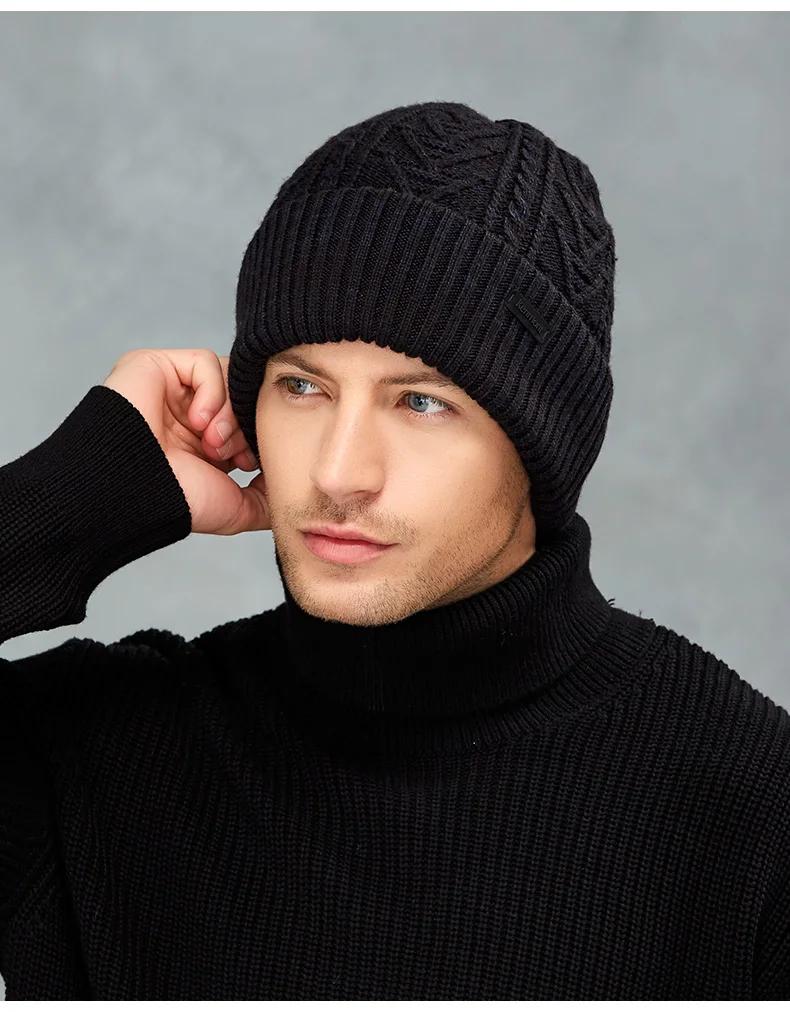 Winter Wool Hat Thickened 