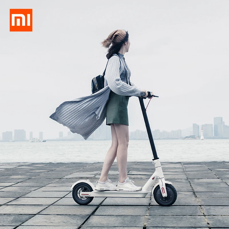 Оригинальный электрический скутер Xiaomi mijia M365 30 км складной аккумулятор умный для