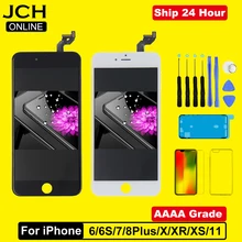 ЖК-дисплей класса AAAA для iPhone 6 6S 7 8 Plus, Идеальный 3D дигитайзер сенсорного экрана в сборе для iPhone X, XR, XS MAX, 11PRO, дисплей Pantalla ЖК-дисплей класса AAAA для iPhone 6 6S 7 8 Plus, Идеальный 3D дигитайзер сенсорного экрана в сборе для iPhone X, XR, XS MAX, 11PRO, дисплей Pantalla