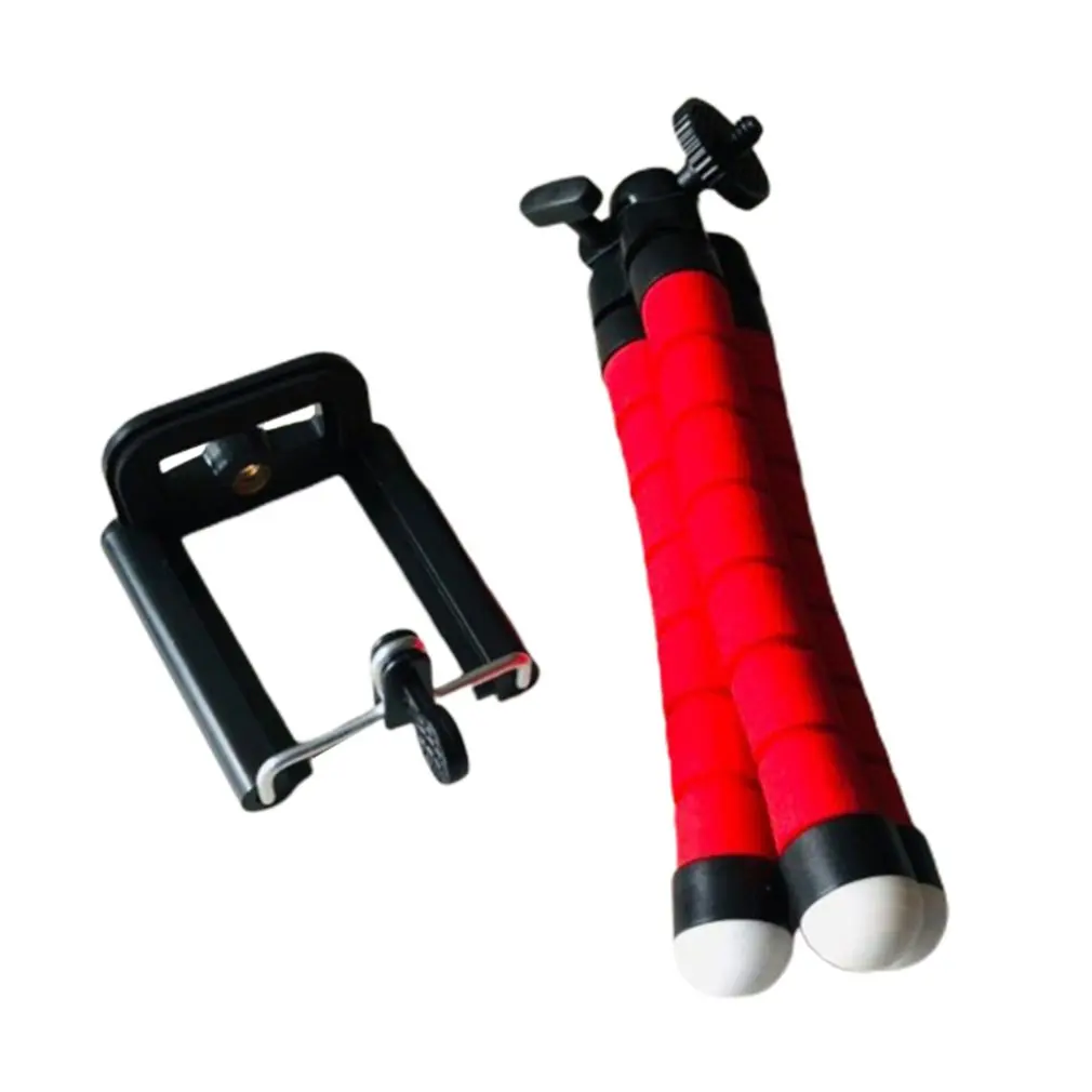 

Universal Cell Phone Holder Flexible Octopus Tripod Bracket Selfie Stand Monopod Sponge Tripod Mobile Phone Bracket