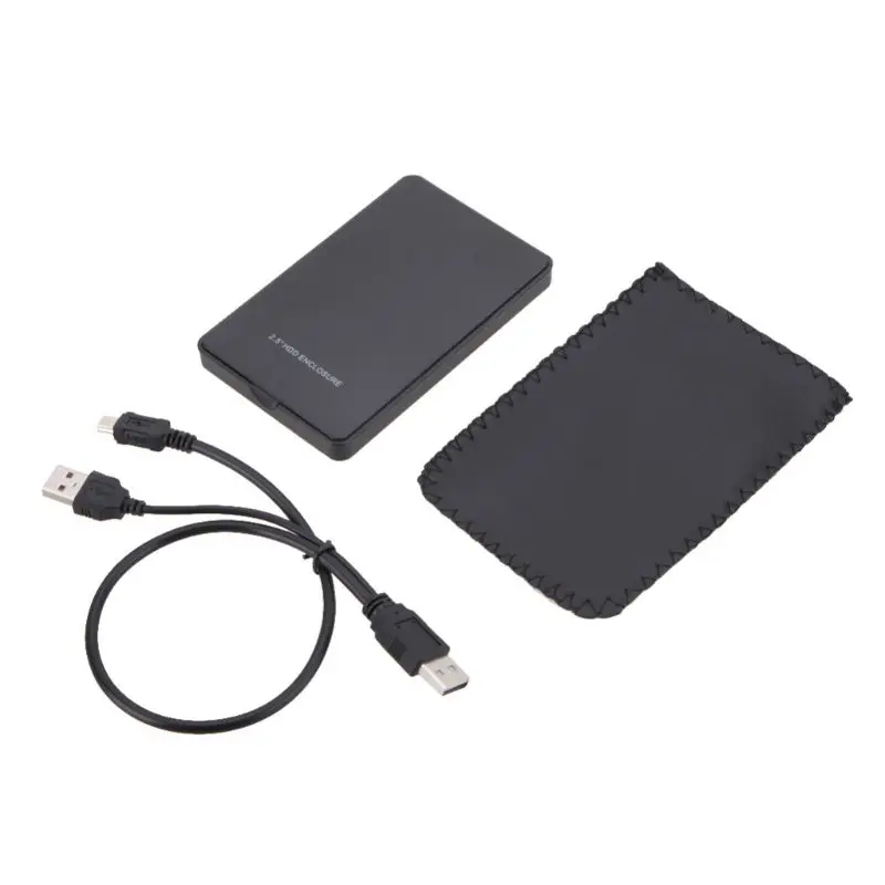5 цветов Дополнительный вход USB 2 0 внешний жесткий диск чехол для дюймов SATA