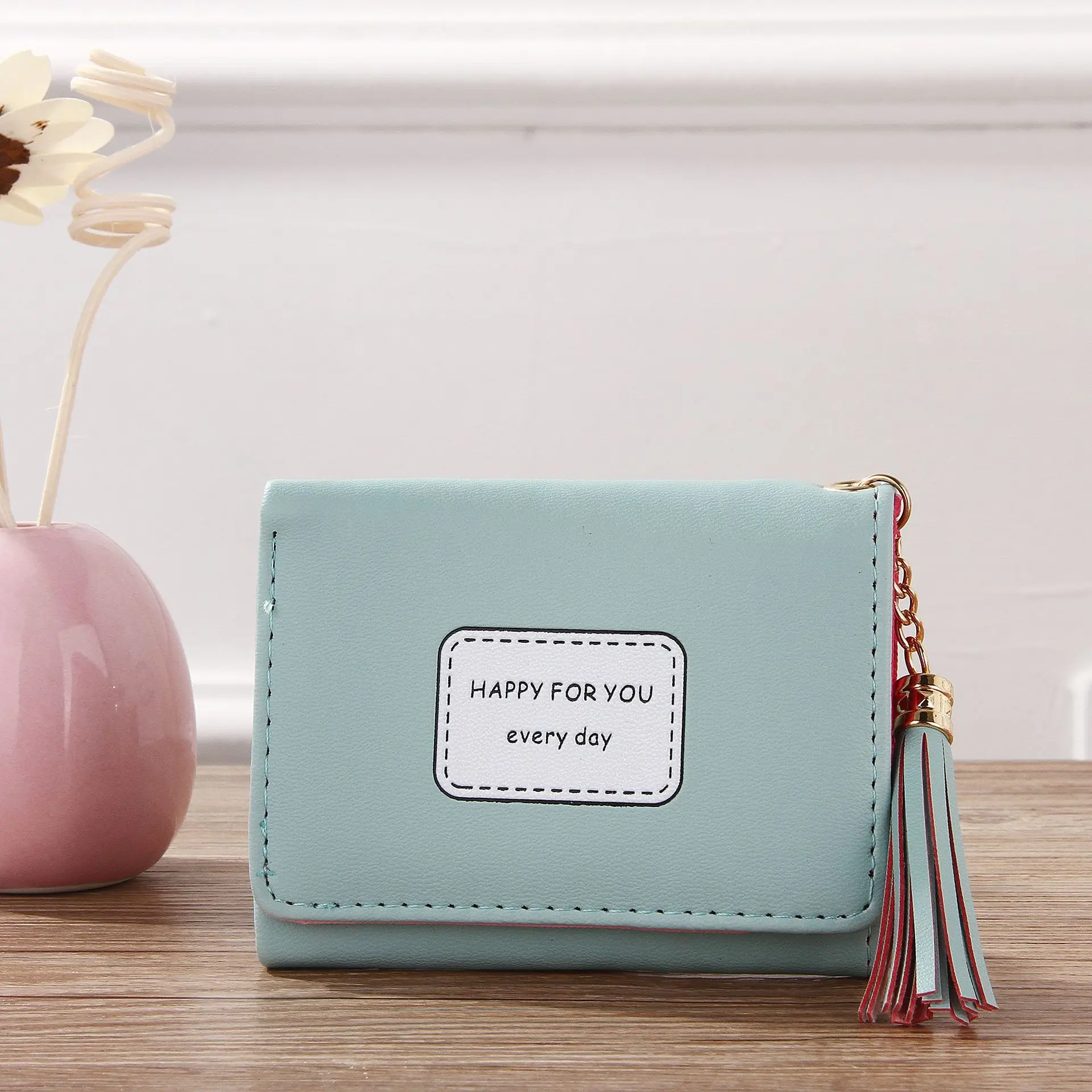 Короткий розовый дорожный кошелек с кисточками для маленьких девочек, новинка года, брендовый дизайнерский дорожный кошелек для девочек-подростков