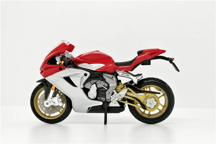 Bburago 1/18 масштаб 1:18 MV Agusta F3 Oro 2012 Литые пластиковые модели мотоциклов для мальчиков|