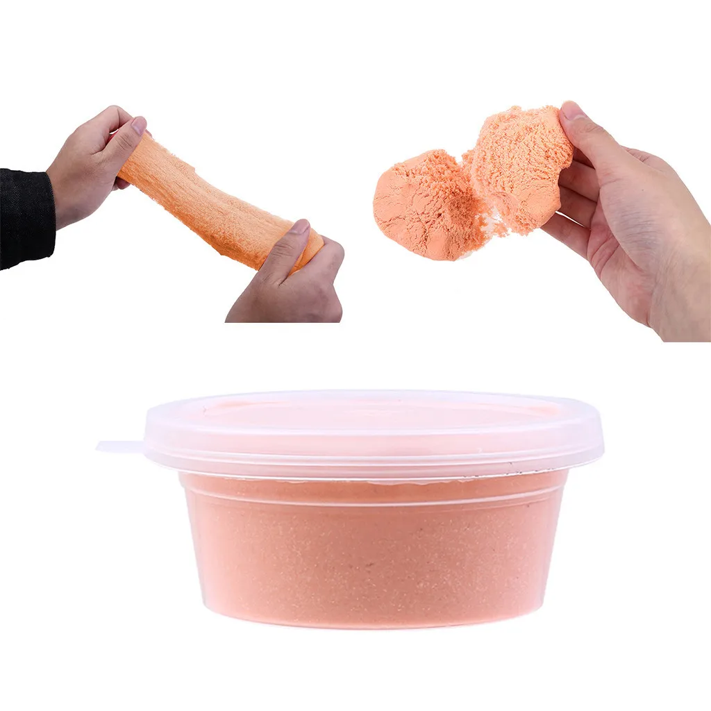 new DIY Cotton Candy Cloud Slime Soft Non-Sticky Sand Mud Toy slime charms decompressed cloud mud #B