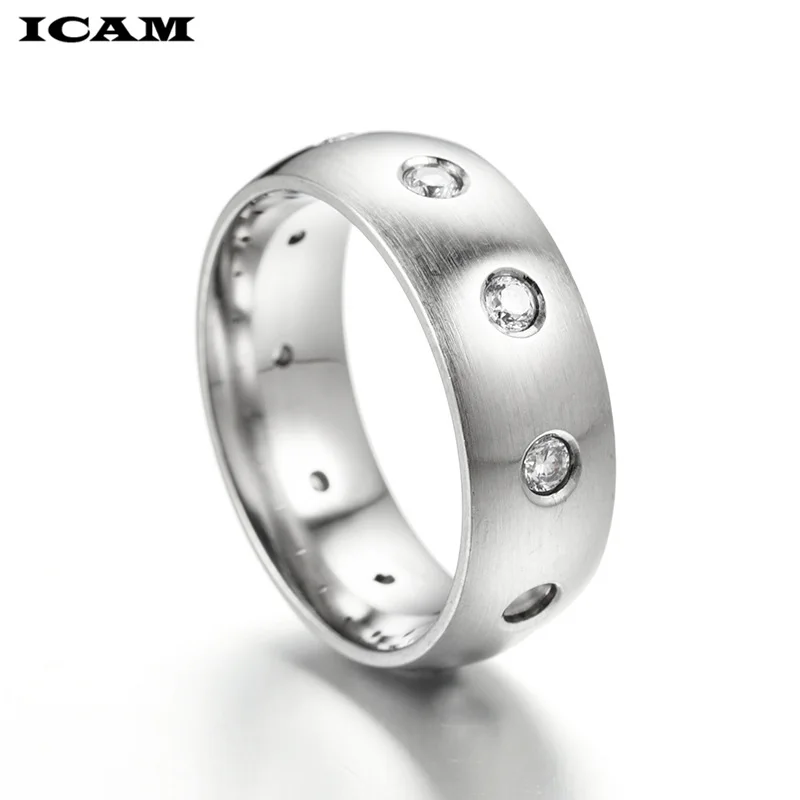 ICAM серебряные кольца для женщин Свадебные Anelli модные ювелирные изделия помолвка