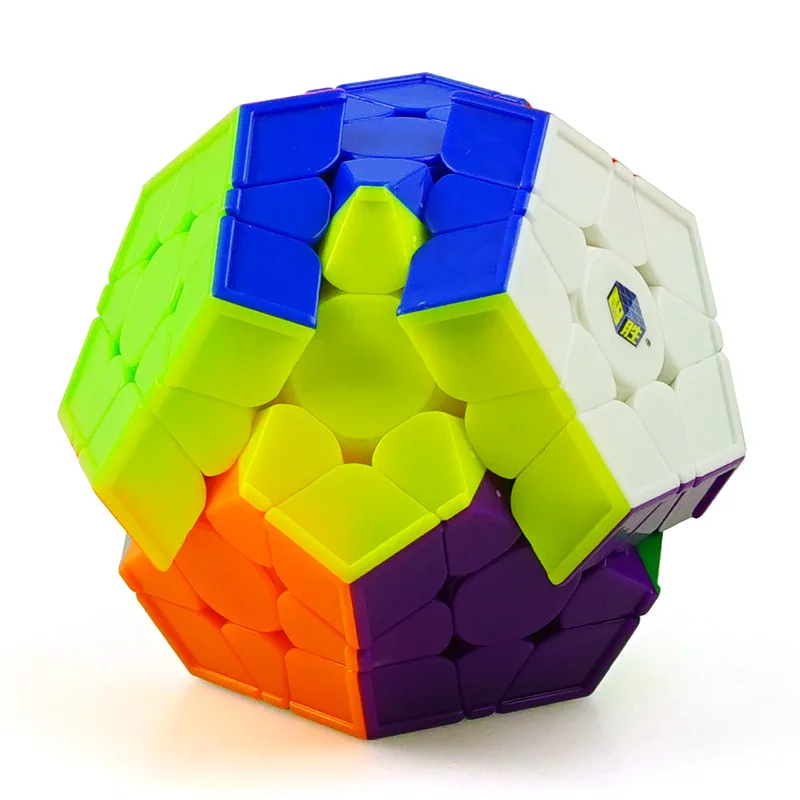 YuXin small Magic V2 3x3x3 megaminxed Megaminx многоцветный магический куб без наклеек ультра-Гладкий 3x3 скоростной Головоломка Куб детские игрушки