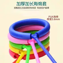 Флэш прыгающий мяч дети beng qiu дети одна нога shuai qiu вращающийся прыжок петля фитнес взрослый вращающаяся игрушка для прыжков