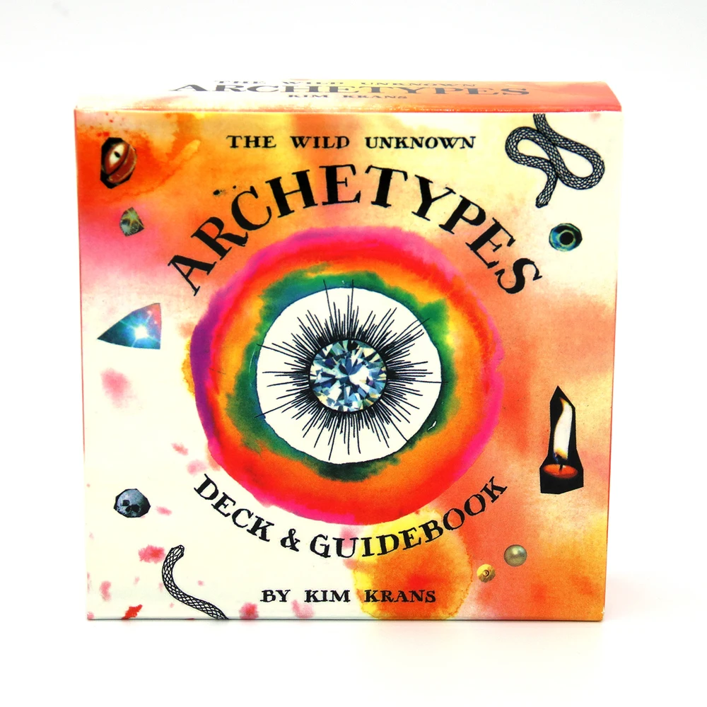

78pcs The Wild Unknown Archetypes Deck Guidebook By Kim Krans Circular Oracle Tarot Deck Divided Into Four Suits Tarot Card