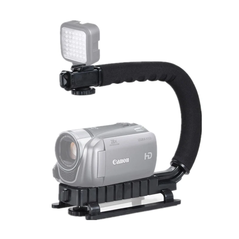 

Stabilizer C Shaped Holder Grip Video Handheld for DSLR Nikon Canon Sony Camera and Light Portable SLR Steadicam for Gopro