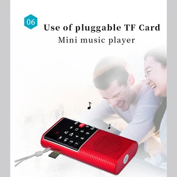 

Radio Speakers Portable FM Radio Music Player Digital Mini Radio Multifunctional FM Sound Recorder Insert Card 5V Radio