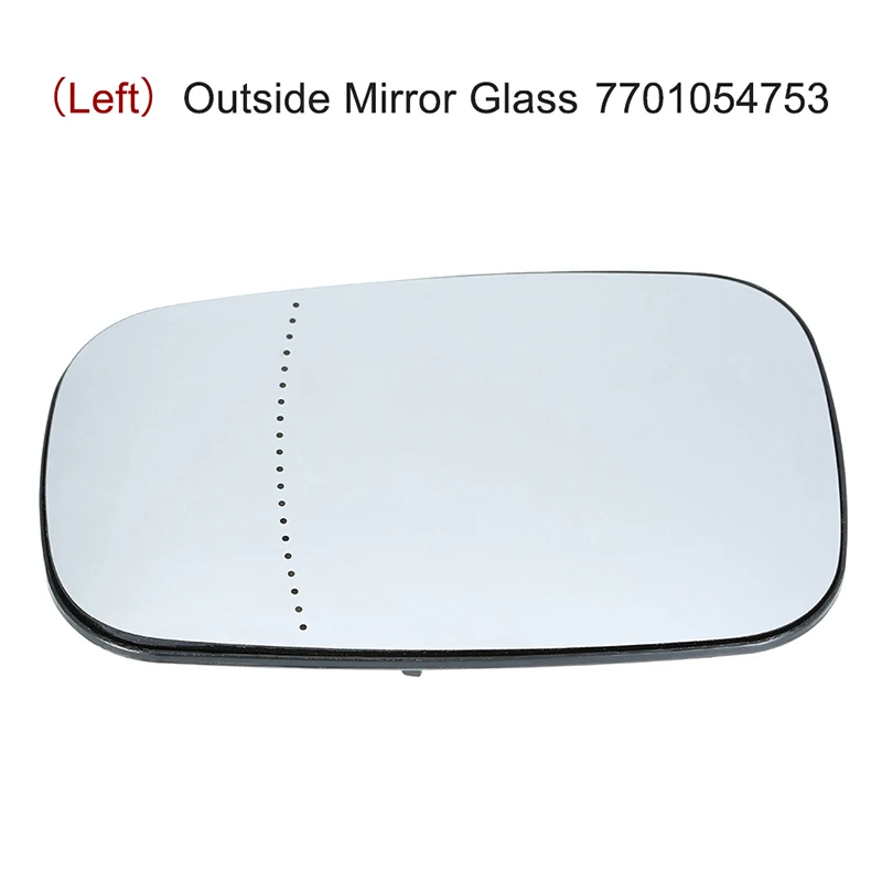 Авто Наружное зеркало стекло зеркало заднего вида для Renault: MEGANE II 2, LAGUNA II 2, Clio III 3 7701054753 7701054752 - Цвет: Left