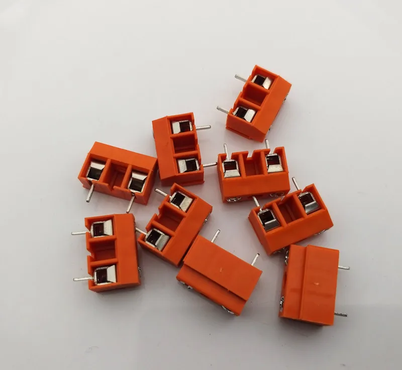 Клеммная колодка DG126 KF126 WJ126 2/3P медный зеленый синий винтовой соединитель 50 шт./лот
