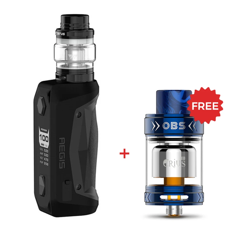 

Free Gift!!Geekvape Aegis Mini 80W TC Kit with Cerberus Tank 2200mAh built in battery electronic cigarettes vape Kit