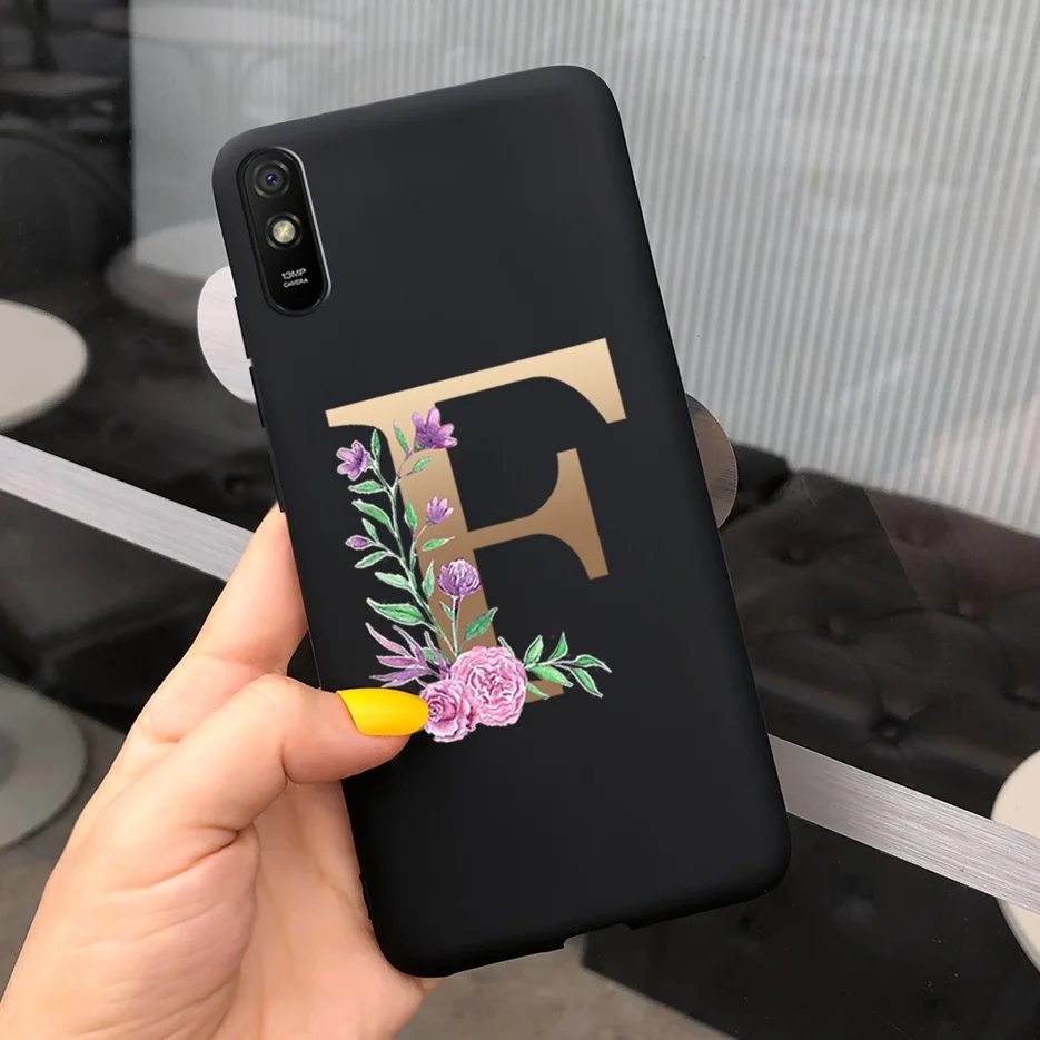 Cute Letters Silicone Soft TPU Phone Case - Durable Back Protector Shell