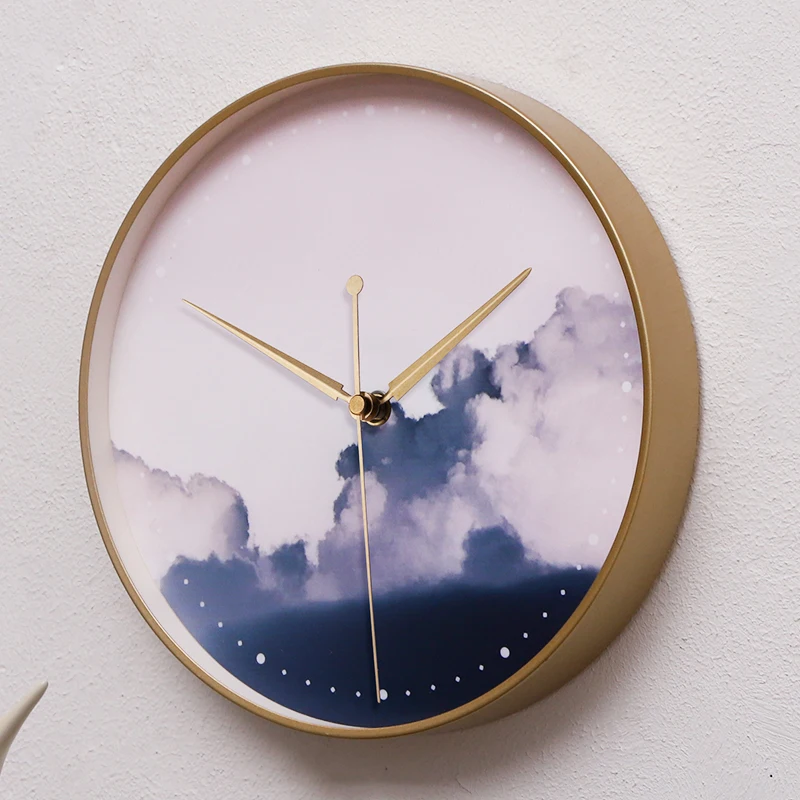

Большие настенные часы в скандинавском современном дизайне, металлические бесшумные настенные часы для гостиной, спальни, Декор для дома, фермерский декор, детские настенные часы