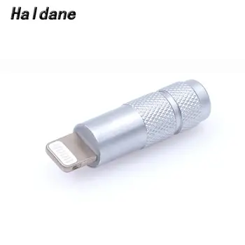 

Haldane one pcs HiFi DAC Decoder Chip Adapter for iphone lightning Male to 3.5mm Female Connector Jack for Earphone Amplifier