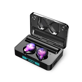 

Bluetooth Earphones Wireless Earbuds V5.0 Touch Control Phone Headphones IPX7 Waterproof Sport Earbuds with 3600mAh Power Bank