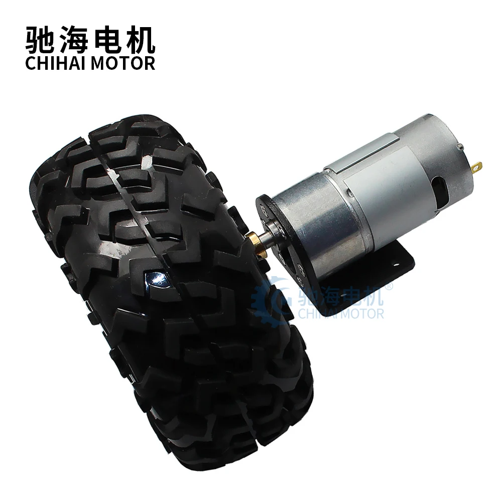 Chihai Motore Chr-Gm37-550 Grande Carico 60 Millimetri Di Metallo Ruota Mecanum Con Di Alta Coppia Del Motore Di Cc Per Il Progetto Arduino Diy Smart 
