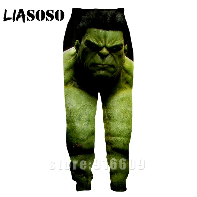 3d принт для мужчин и женщин Полная длина jogger дети рок Sweatpant зимние Халк брюки Аниме Мстители повседневные забавные Топ спортивные брюки A252
