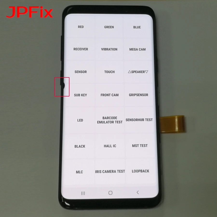JPFix S9+ точка с рамкой для samsung Galaxy дисплей сенсорный экран дигитайзер с рамкой утечки
