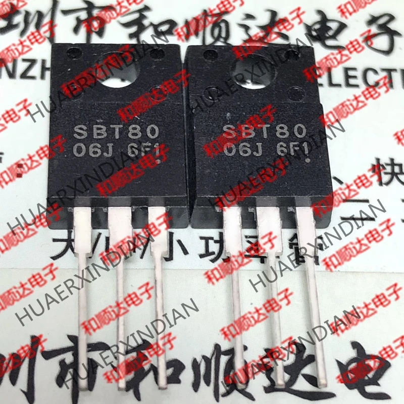 5 шт., новые оригинальные кнопки SBT80-06J TO-220F 60V 8A