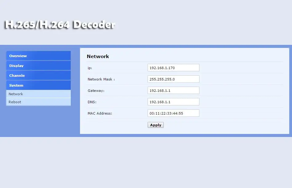  U8Vision H.265/H.264 4K streaming Decoder with CVBS&HDMI output for Decode HTTP RTSP RTMP UDP Encod