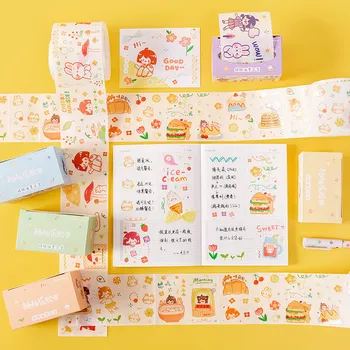 

Creative New Pumping Music Tape Blind Box Stickers Fashion Cartoon Student Hand Book Stickers Blind Box Guess Box