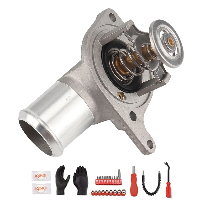 New Engine Coolant Thermostat with Tool Fit for Cadillac Chevy Pontiac