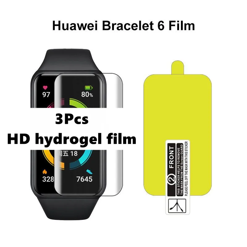 Strap For Huawei Watch Band 6 For Huawei Smart Watch Bracelet 6 Strap With TPU Soft Protective Cover Full Screen Protector Case 