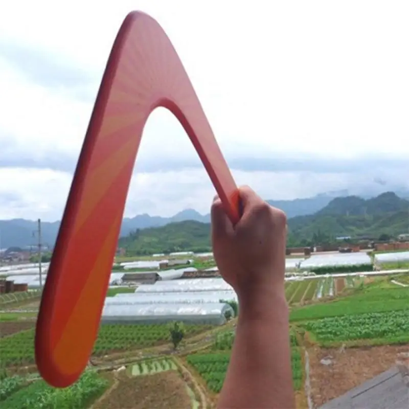 Boomerang Toy Throwback V Shaped Flying Disc Funny Throw Catch interactive Toy Outdoor Fun Game Gifts For Kids Children|Toy Sports| - AliExpress