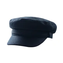 Женская военная шляпа в британском ретро-стиле, осенняя хлопковая льняная шапочка для отдыха, плоский берет, верхняя крышка, шапки для Юнга, женская шапка для фестиваля