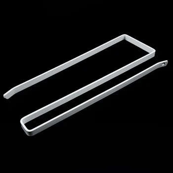 

Kitchen Roll Holder Wall Mounted Under Shelf Cabinet Paper Towel Dispenser White Bathroom Tissue Towel Accessories Rack Holders