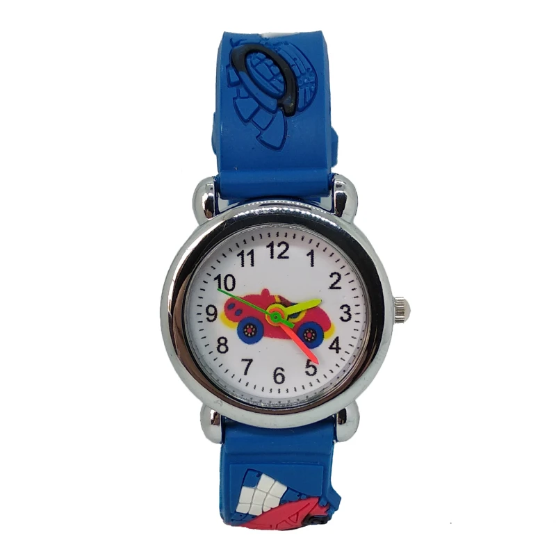 

Blue black red Strap Cartoon Silicone Kids Watches Child Quartz Watch for Boys Girls Children Quartz Wrist Watches Clock Relogio