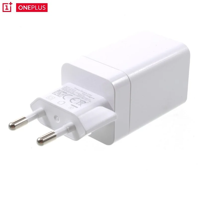 Оригинальное зарядное устройство ONEPLUS с европейской вилкой 5 В/4 а сетевой адаптер