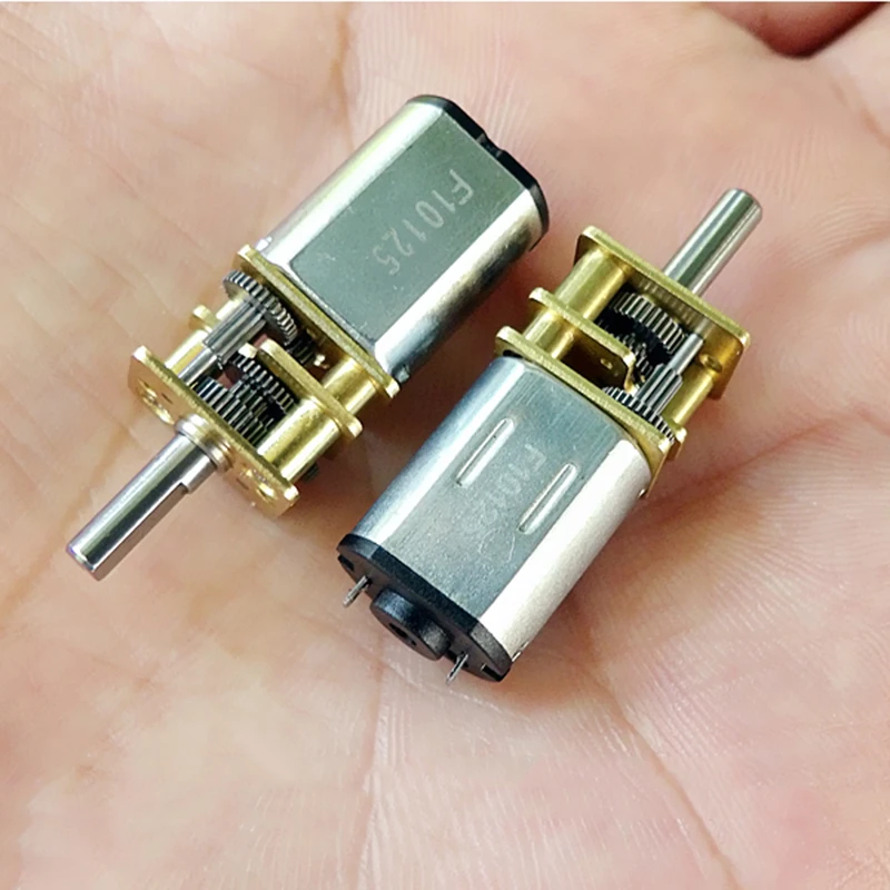 2 Motori Ridotti N20 DC 3V 145RPM - Micro Motoriduttori Per Bracci Robotici, Giocattoli Elettronici