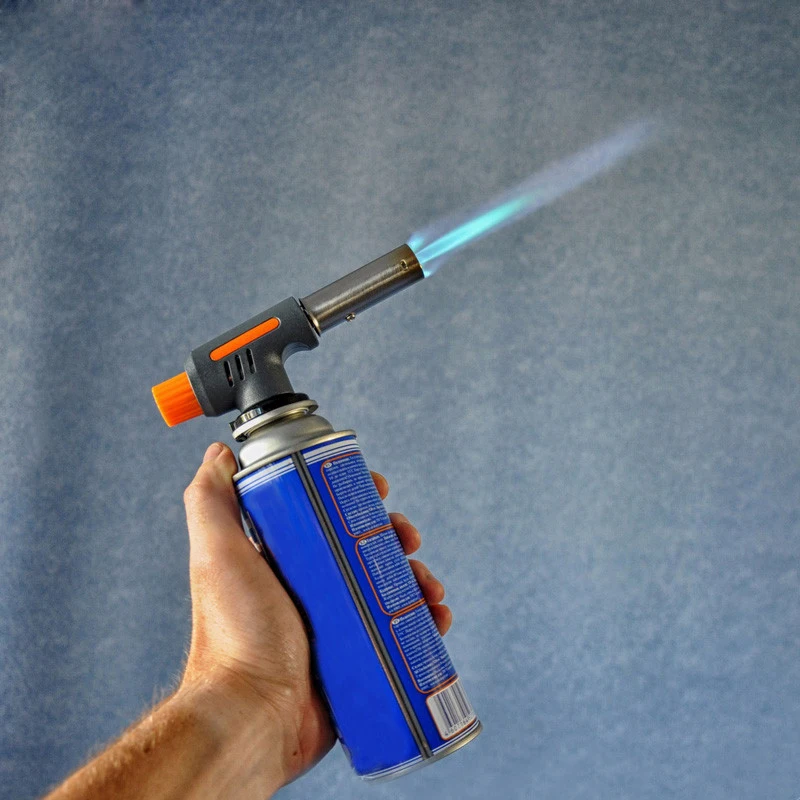 1 PC Barbecue Igniter Stainless Steel+Plastic Lighters Outdoors BBQ Party High Temperature Flamethrower Kitchen Supplies
