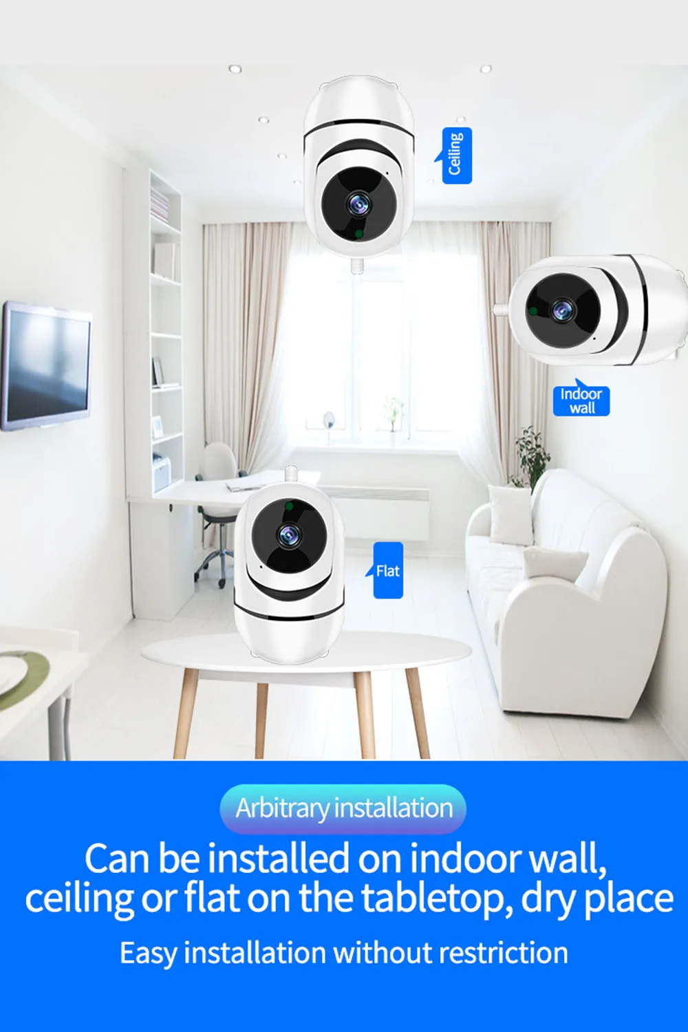 Комплект видеонаблюдения комплект ip-камер WiFi камера 1080P двухстороннее аудио ночное видение беспроводная CCTV камера система безопасности комплект